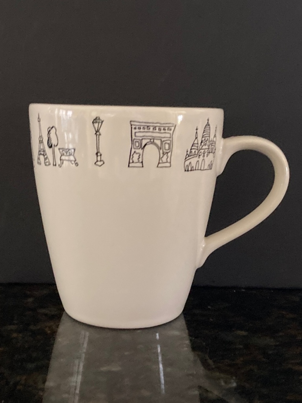 Kiss That Frog 12 fl. oz. Coffee Mug/Iconic Paris Images/Eiffel Tower & More/NEW